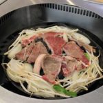 岩手県遠野市「じんぎすかん あんべ」のジンギスカン定食